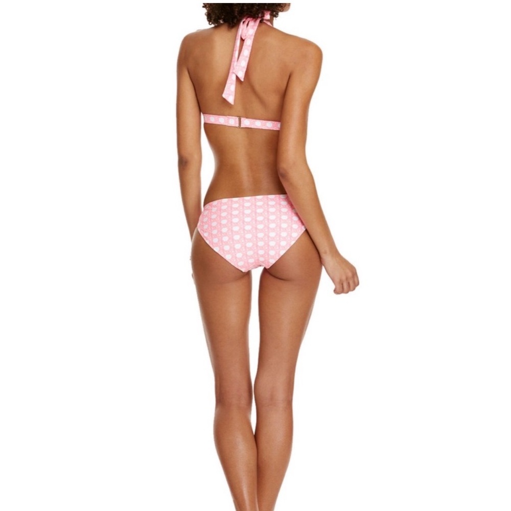 Vineyard Vines Peachy pink Bikini Size Small Halter Top Beach Vacation Pool
